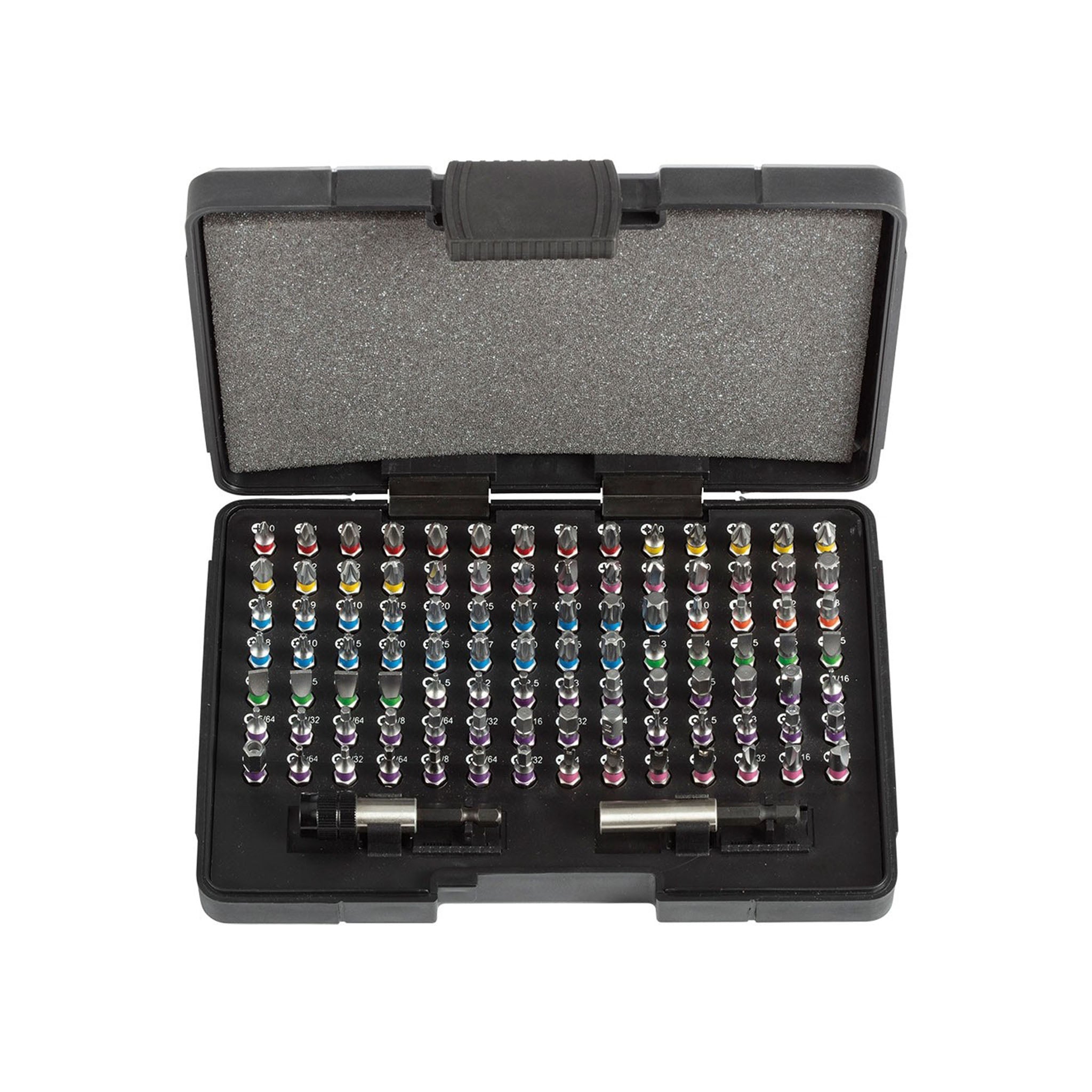 Set 98 inserti da 1/4'' + 2 portainserti