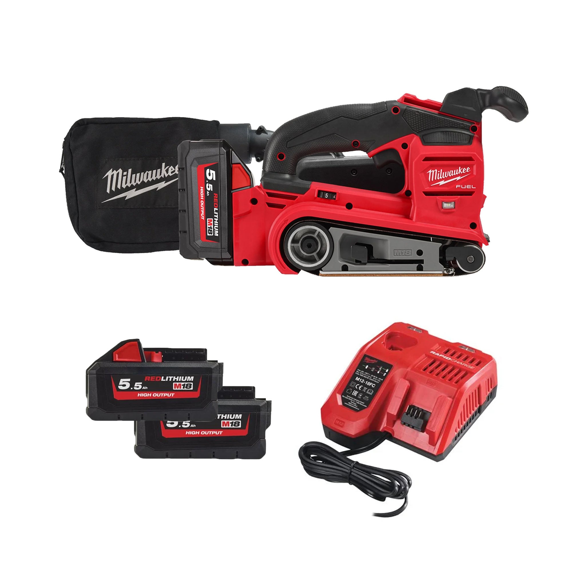 Levigatrice a Nastro Milwaukee M18 FBTS75