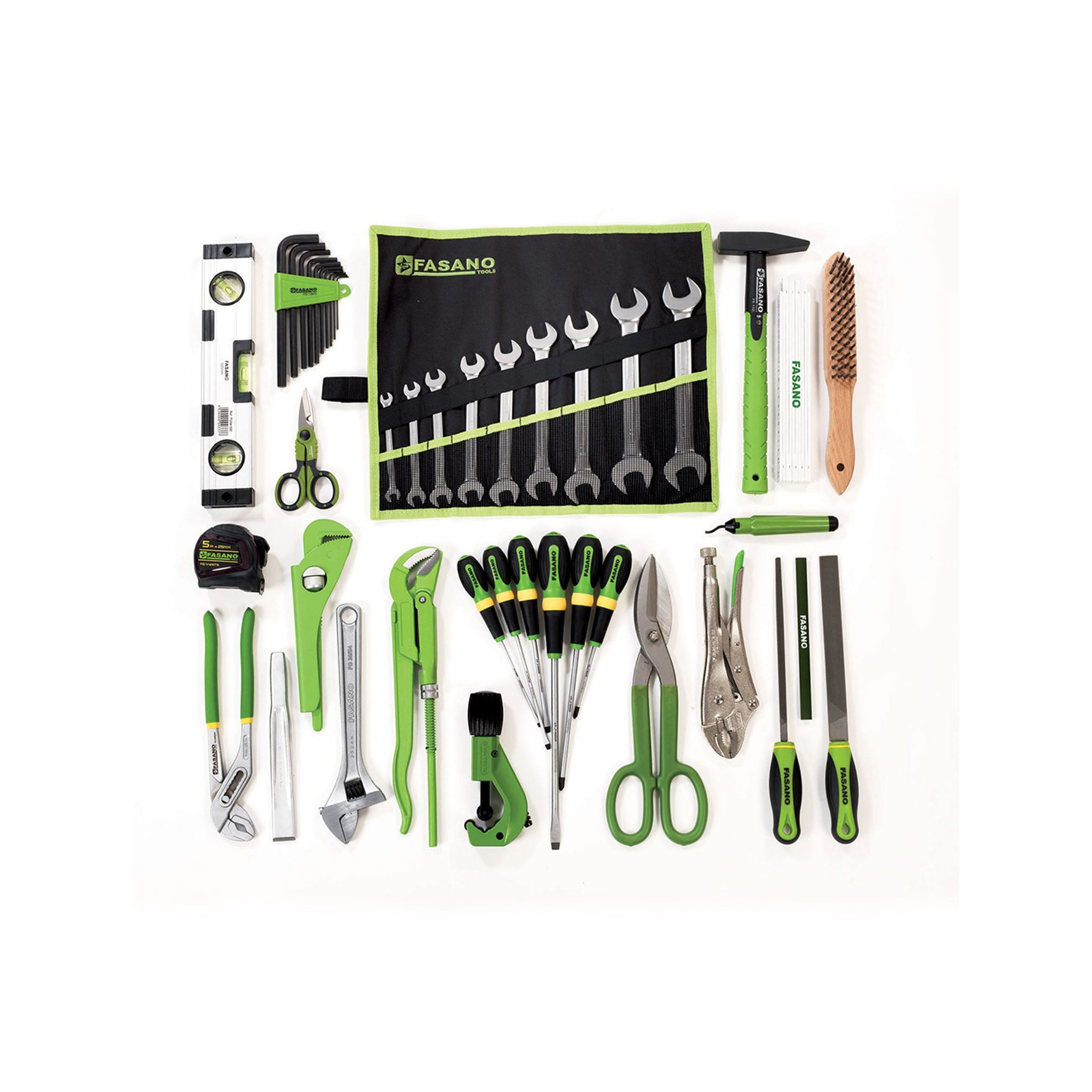 Set of 10 hexagonal M keys L