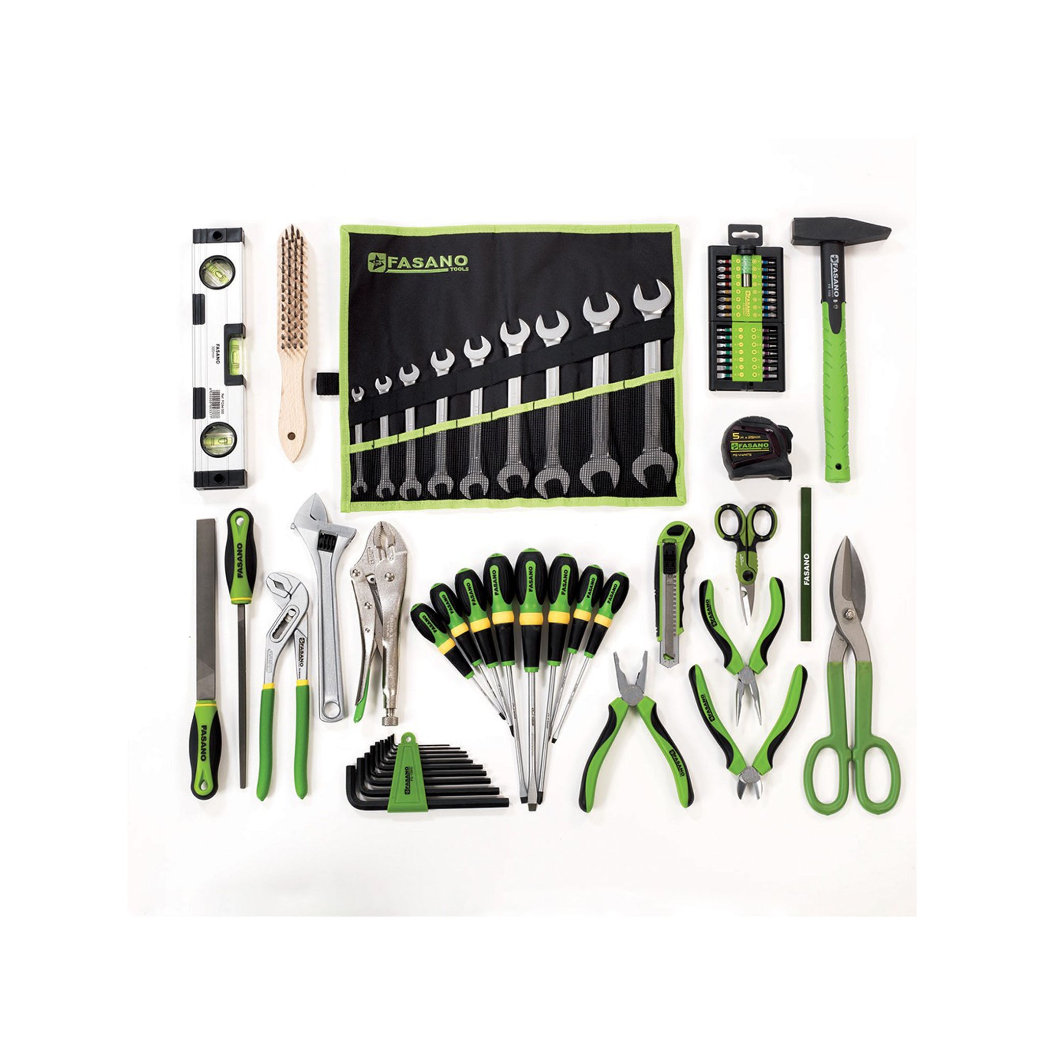 Set of 10 hexagonal M keys L